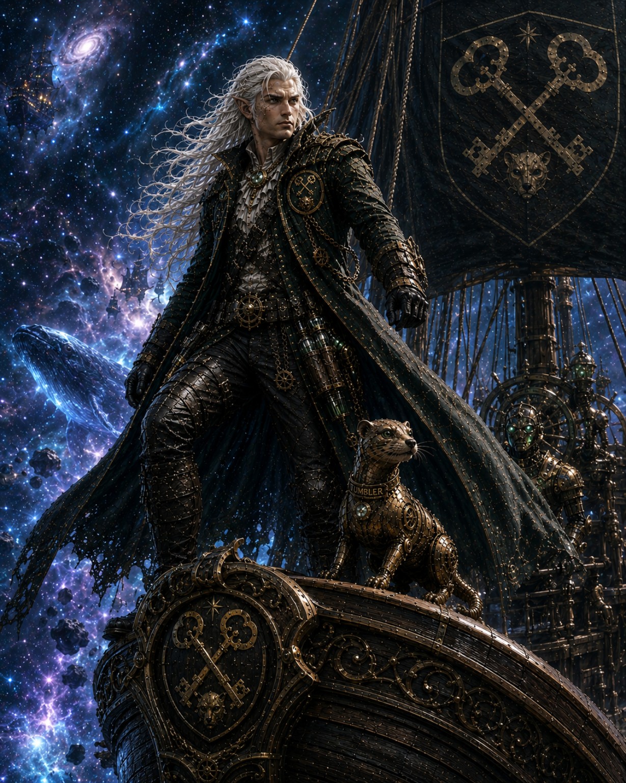 Captain Nibroth aboard the Starwyrm